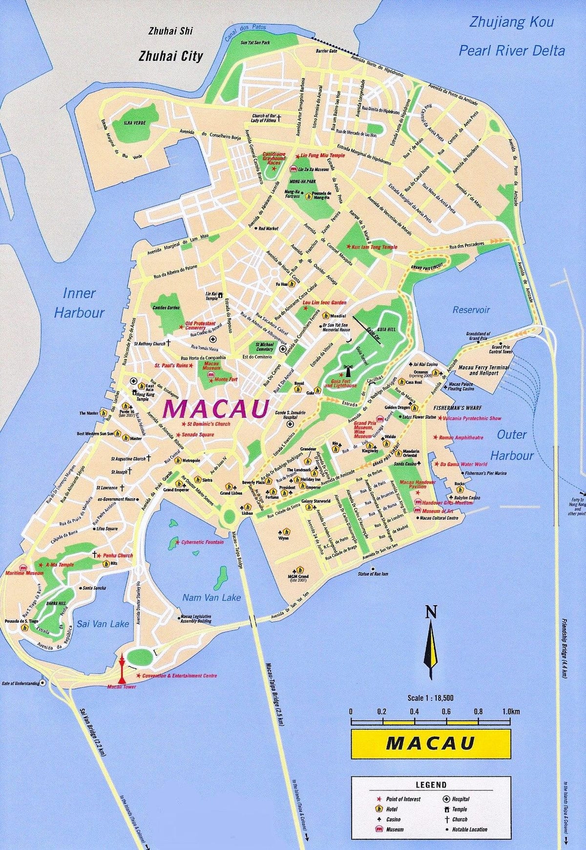 Macau bản đồ