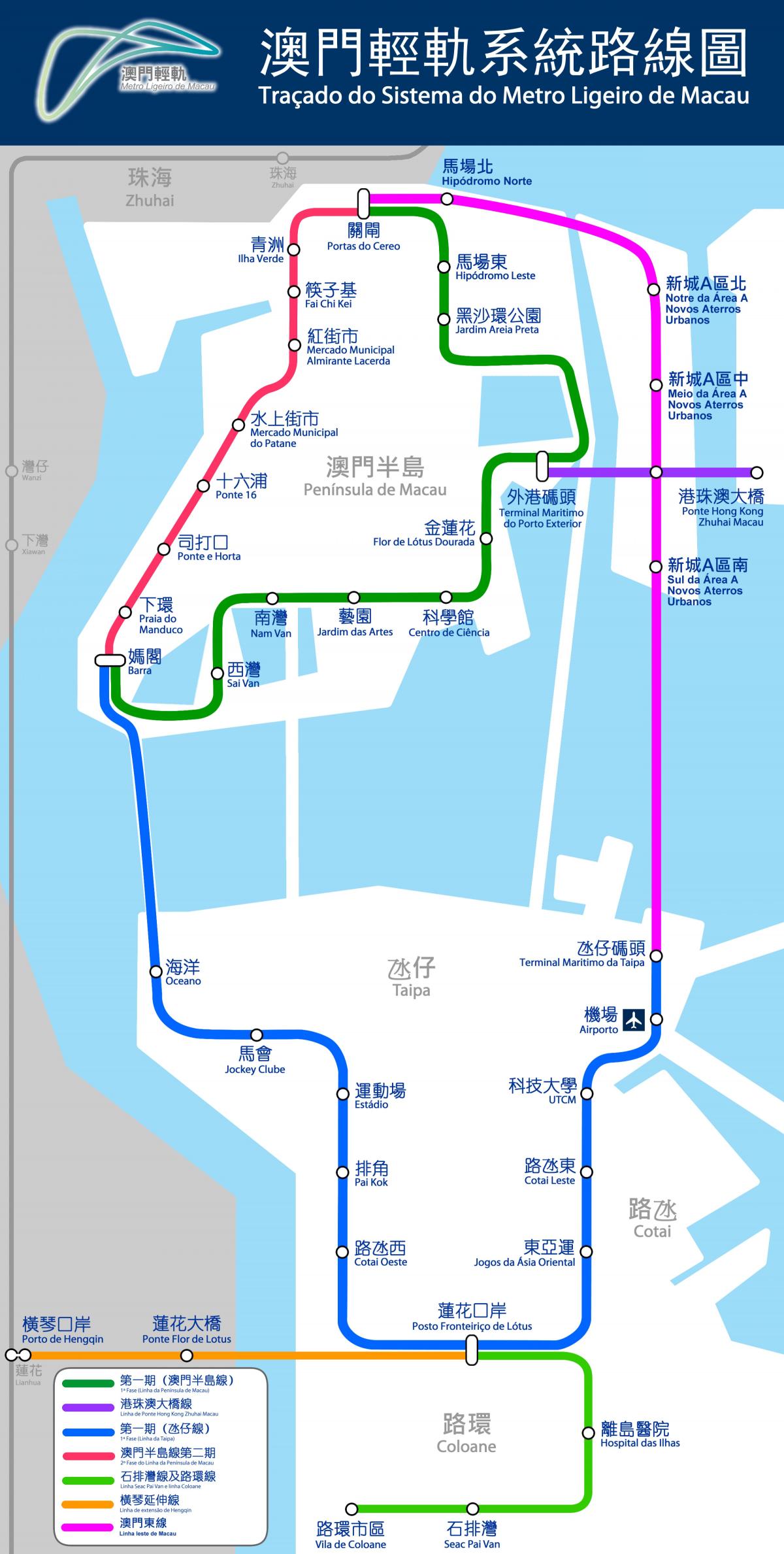 bản đồ của Ma cao tàu