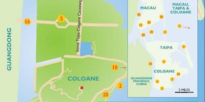 Đãng tử Macau bản đồ