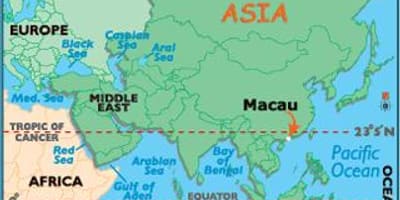 Macao Macau bản đồ