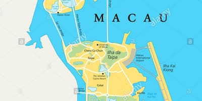 Macao bản đồ Trung quốc