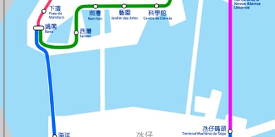 Bản đồ của Ma cao tàu