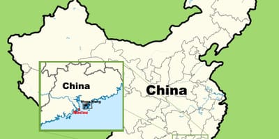 Macau bản đồ châu á
