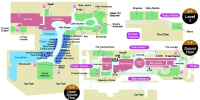 Bản đồ của thành phố của những giấc mơ Macau